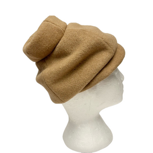 Jerry Yates vintage camel beehive hat